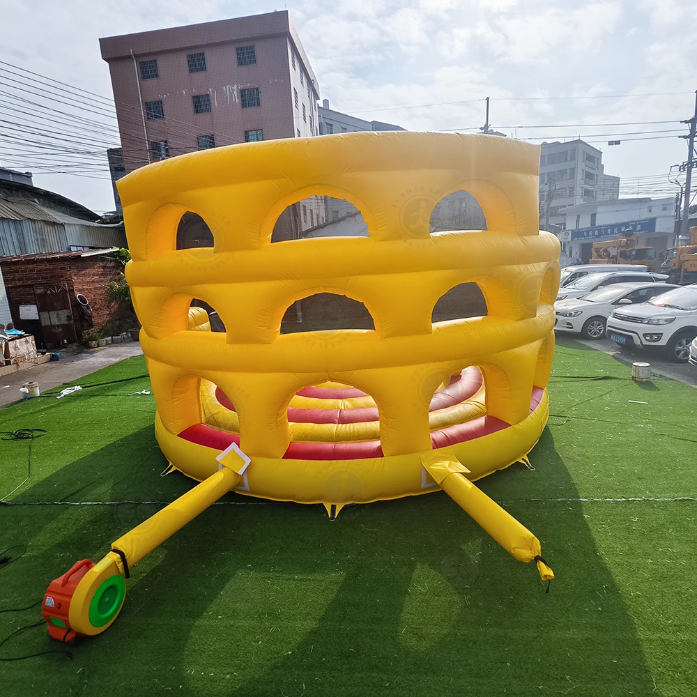 Interactive Inflatable  Balancing Games Colosseum Warrior Carnival Gladiator Game Inflatable Jousting Arena  Activity Event Rent