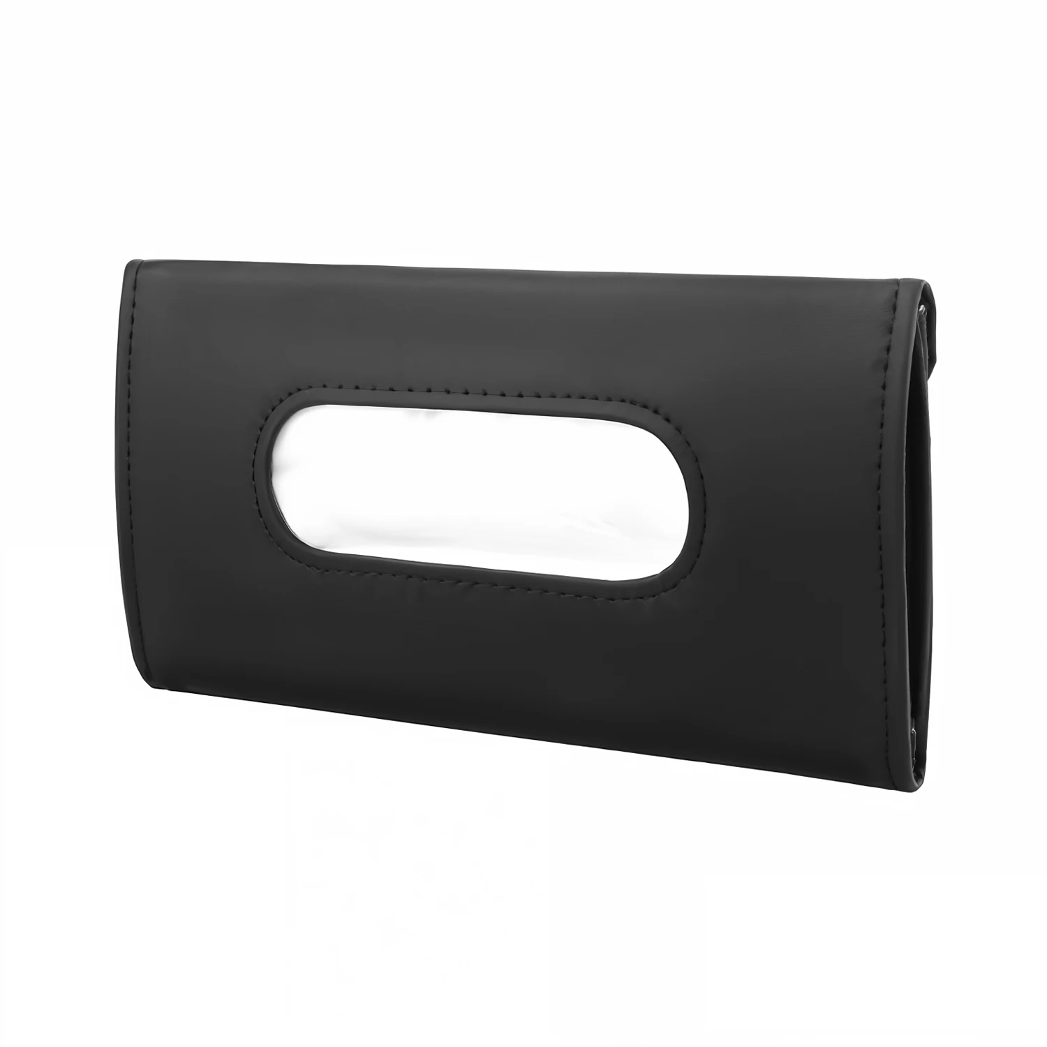 Car Tissue Holder, Tissue Box Holder For Car, Car Napkin Dispenser, Car Visor Tissue Dispenser, Hanging Paper Towel Clip, Pu Lea