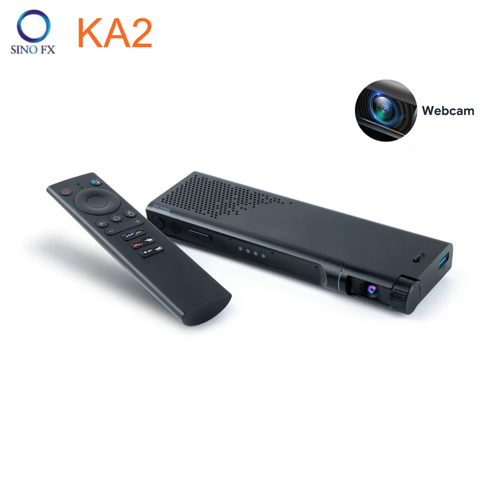 Mecool KA2 أندرويد 10.0 صندوق التلفزيون Amlogic S905X4 رباعية النواة جوجل شهادة مع 1080P HD كاميرا للفيديو لايف دعوة الاجتماع