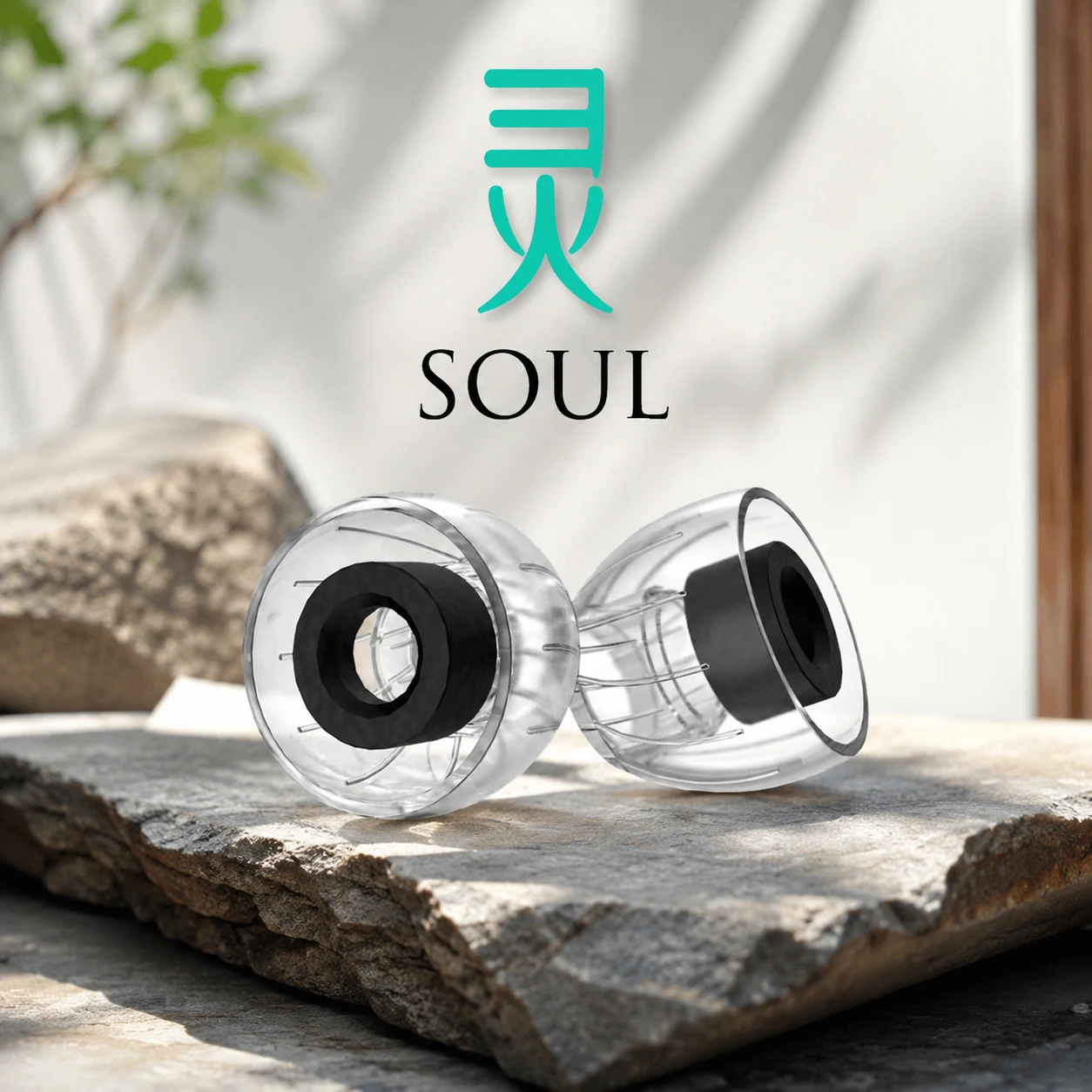 Cheerdeer SOUL High Transparency Silicone Eartips for IEMs Super Soft In-Ear Ear Caps for Musical Instrument Monitors Earbuds