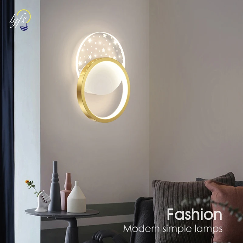 

Nordic LED Wall Lamp Indoor Lighting Sconce Light For Home Bedroom Bedside Living Room Decoration Hotel Corridor Wall Light