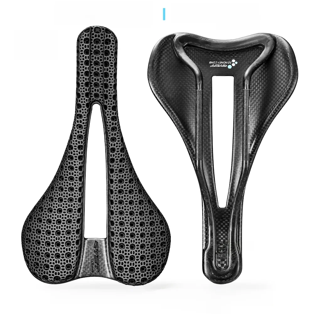 AliExpress 2024 RYET Carbon 3D Printed Bike Saddle 140MM  7*9 Bike Seating EVA 3D Triathlon Road MTB Mountain Gravel Cycling Cushion Parts