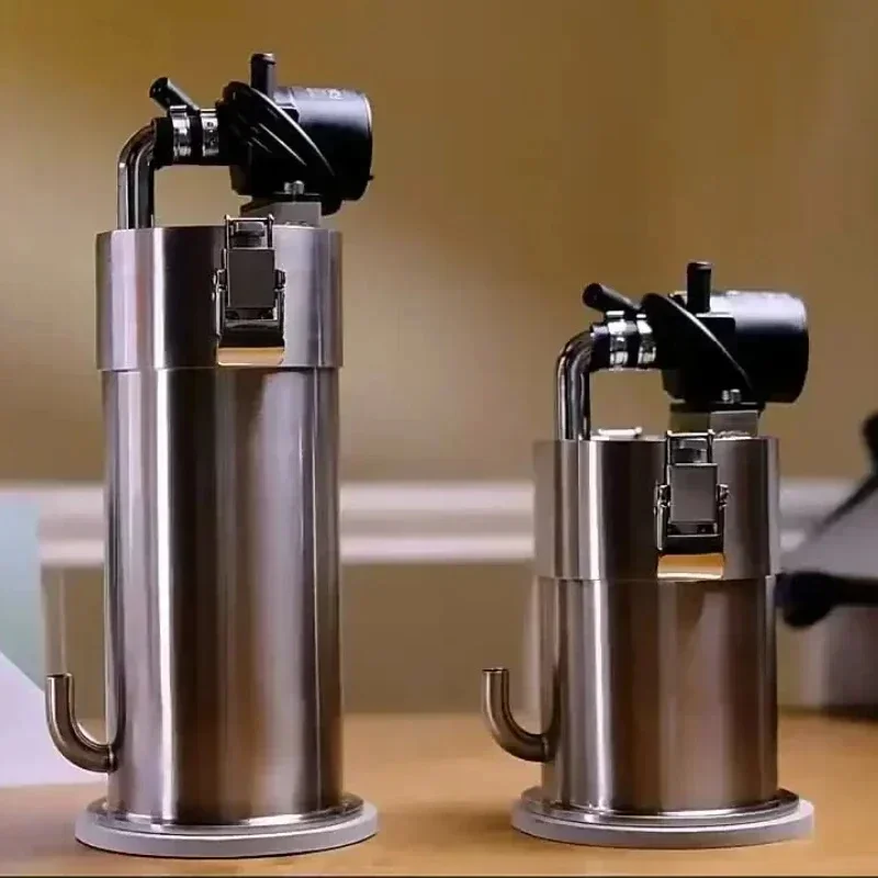 Aquarium Roestvrij staal Externe Pro-busfilters met pomp ADA-stijl Aquariumfilter Emmervat Nangон ак ienу oma - afbeelding 2