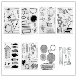 Francuski przezroczysta guma silikonowa pieczęć do DIY scrapbooking/ozdobny album na zdjęcia craft 090