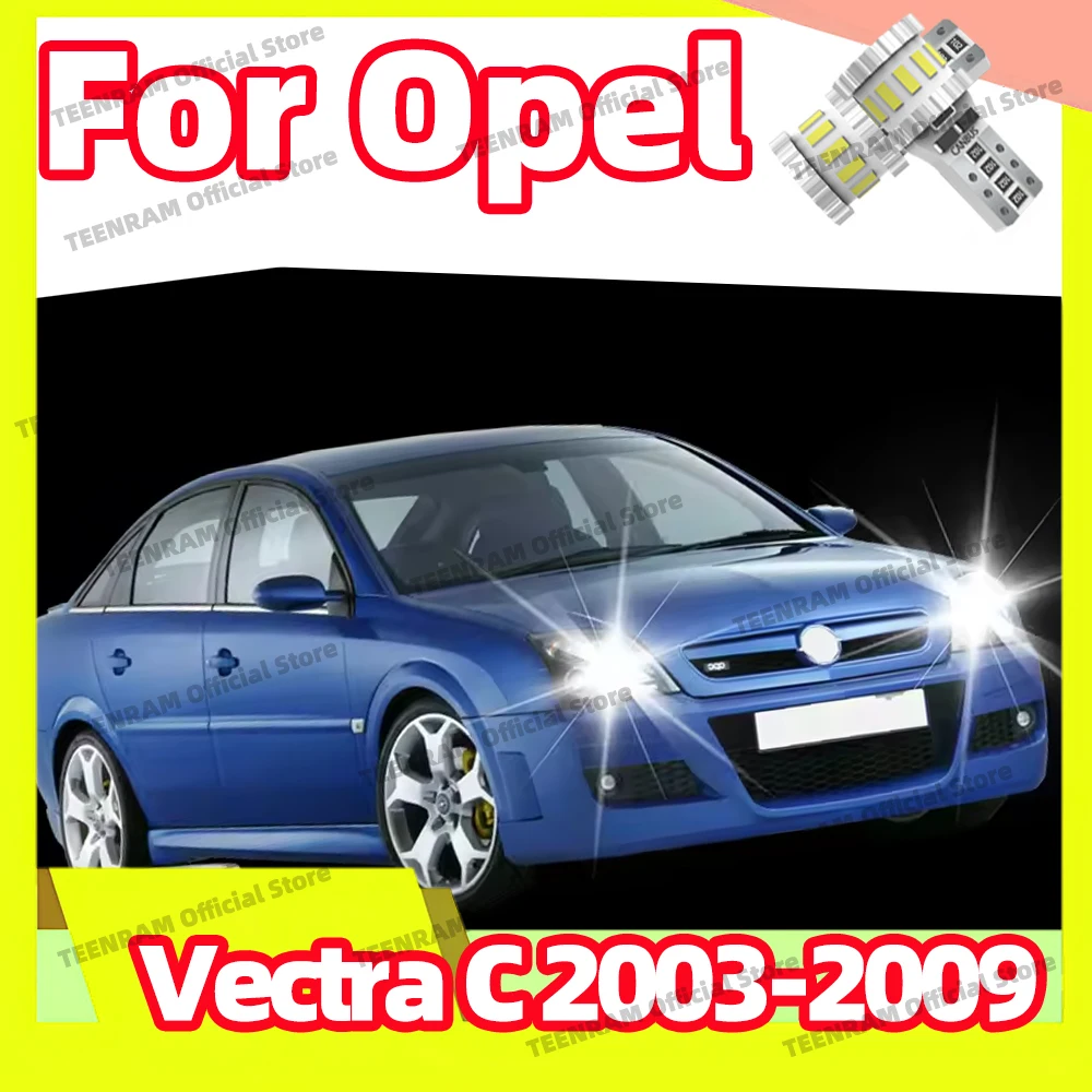2x T10 LED Bulbs For Opel Vectra C 2003 2004 2005 2006 2007 2008 2009 Car Parking Lamps 6000K Clearance Lights 152 194 168 White