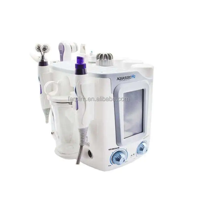 Wholesale price 3 in 1 Hydro water dermabrasion Facial Cleansing Skin Care Machine Aqua Peel RF Skin Roller Beauty Device