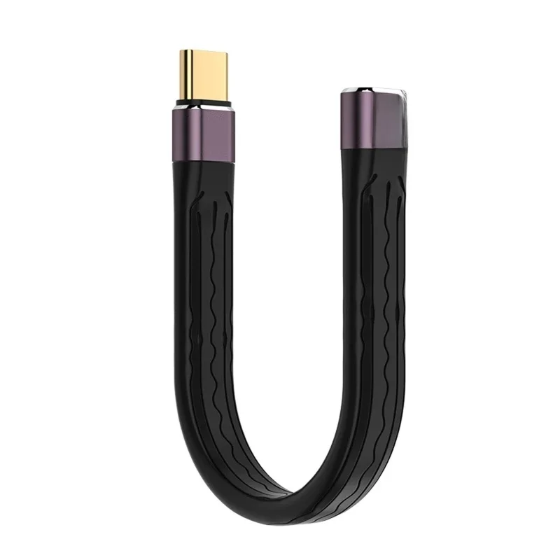 Przedłużacz 40 s przedłużacz USB C żeński na męski 100 przedłużacz przewód typu C przewód do synchronizacji danych do — zdjęcie produktu 7