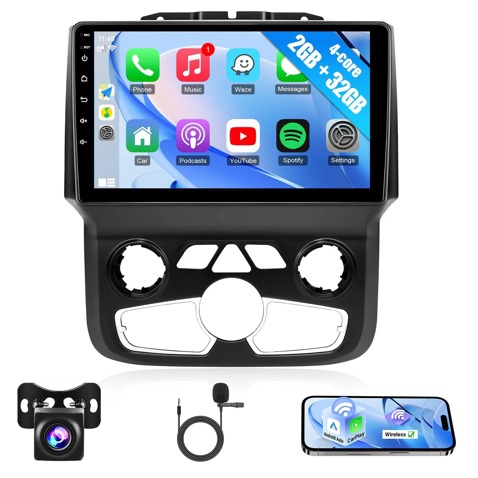 9 Inch Touchscreen …