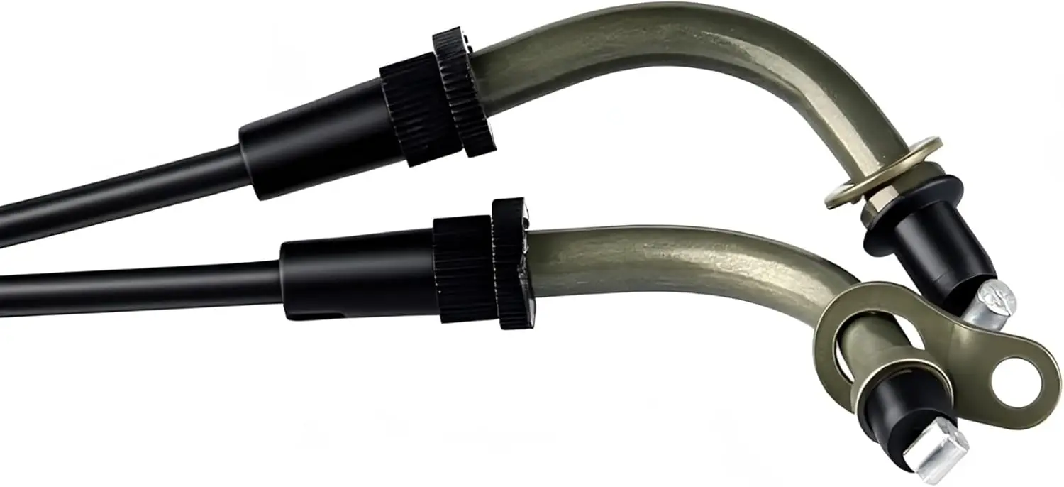 2-Pack Motorcycle Push Pull Throttle Cables for Suzuki GSXR600 GSXR750 2006-2009 GSXR1000 2005-2006 Steel Wire Set