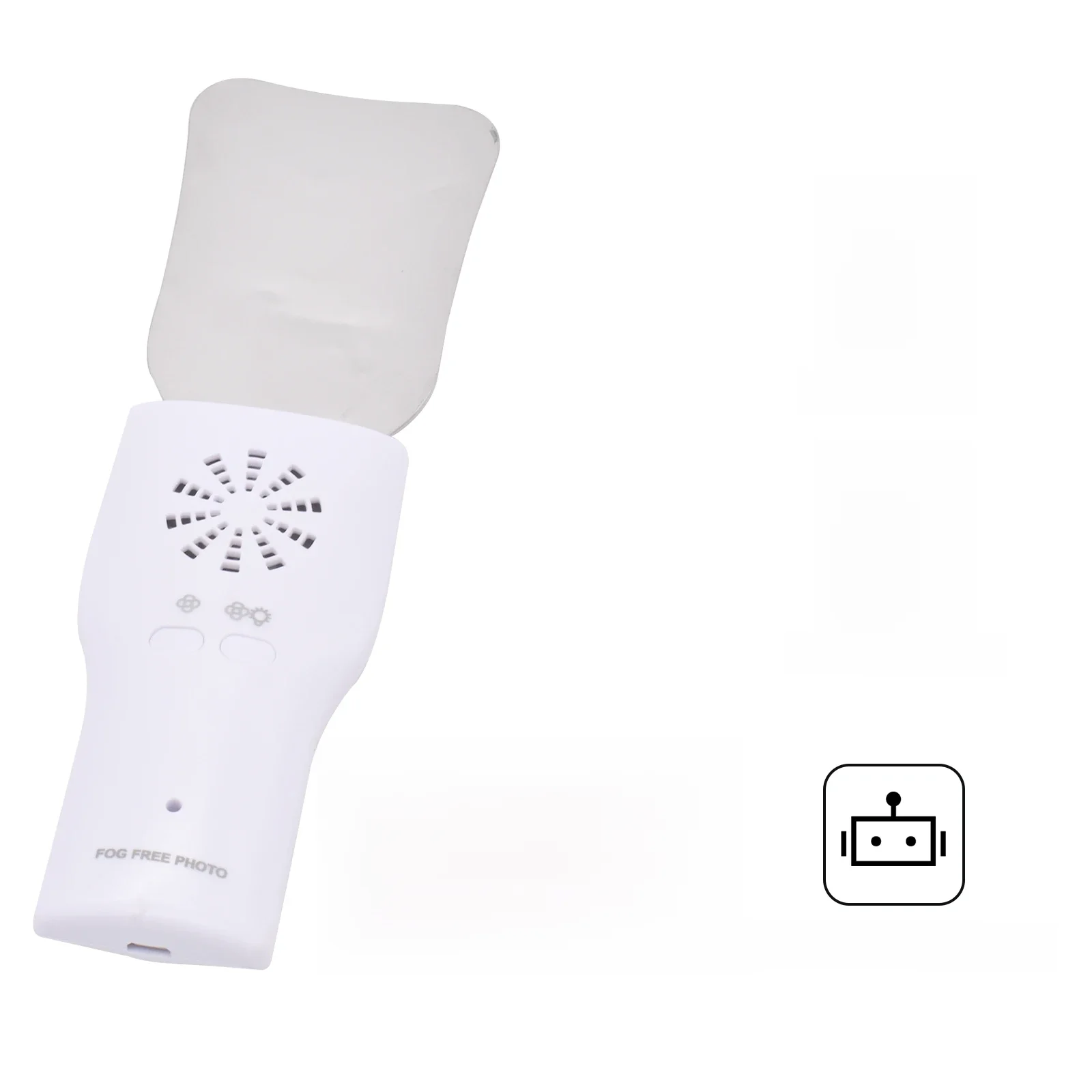 Ensemble de miroirs dentaires anti-buée pour photographie intra-orale, miroir en acier inoxydable avec lumière LED, réflecteurs orthodontiques