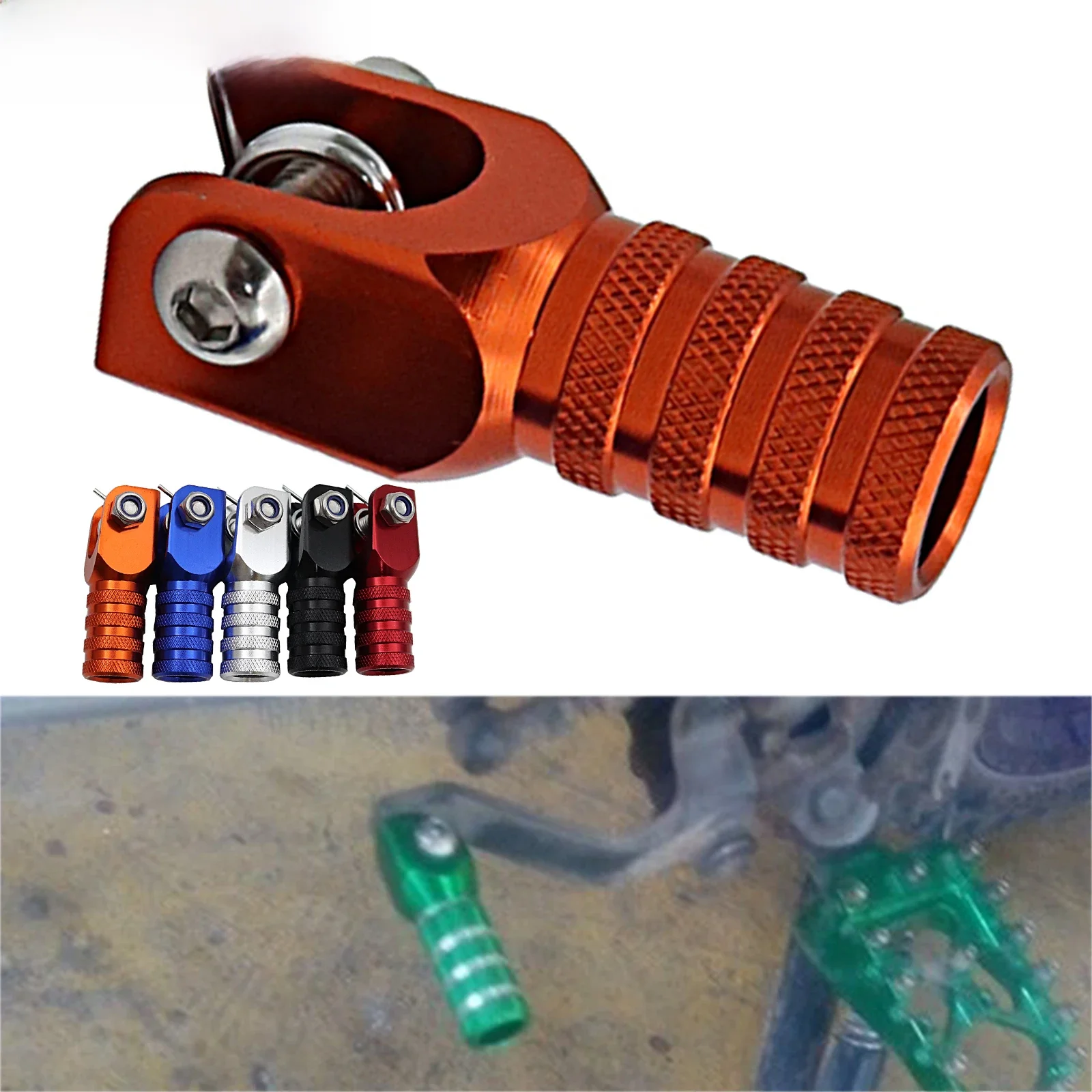 Engrenagem a ponta da alavanca do deslocador, deslocador para KTM 125, 150, 200, 250, 300, 350, 400,