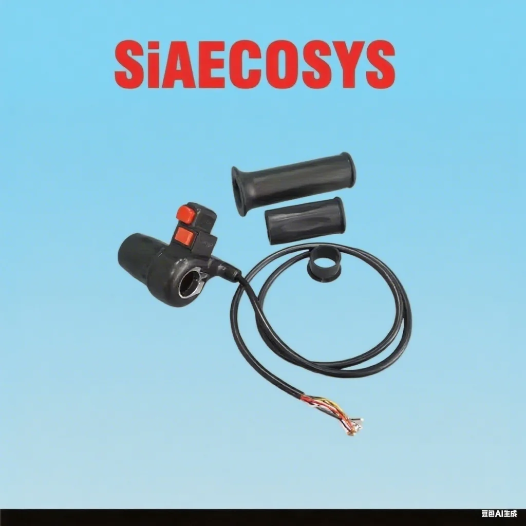 

3-Speed Throttle with On/Off Switch for Electric Scooter Universal Fit for E-Bike Motorcycle, Waterproof Grip Control SIAECOSYS