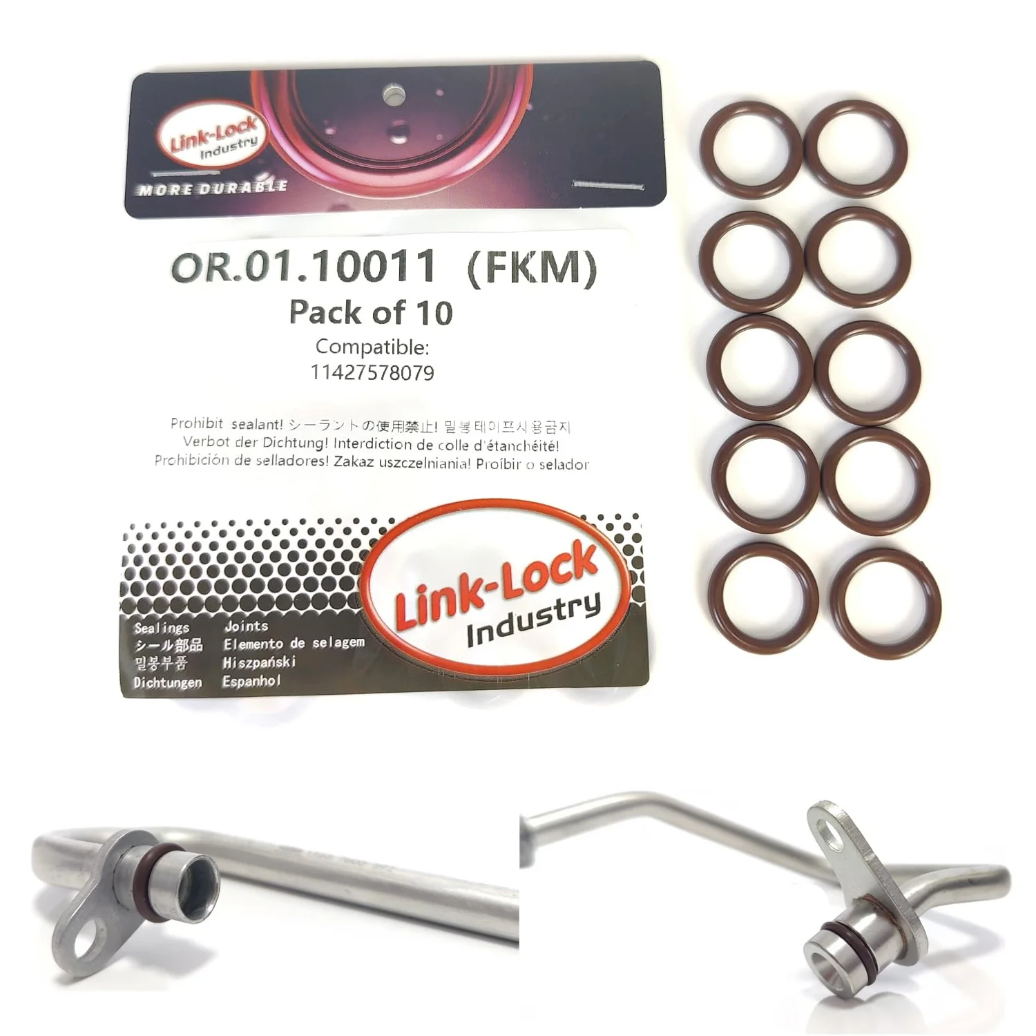 10PCS Fkm Viton OR.…