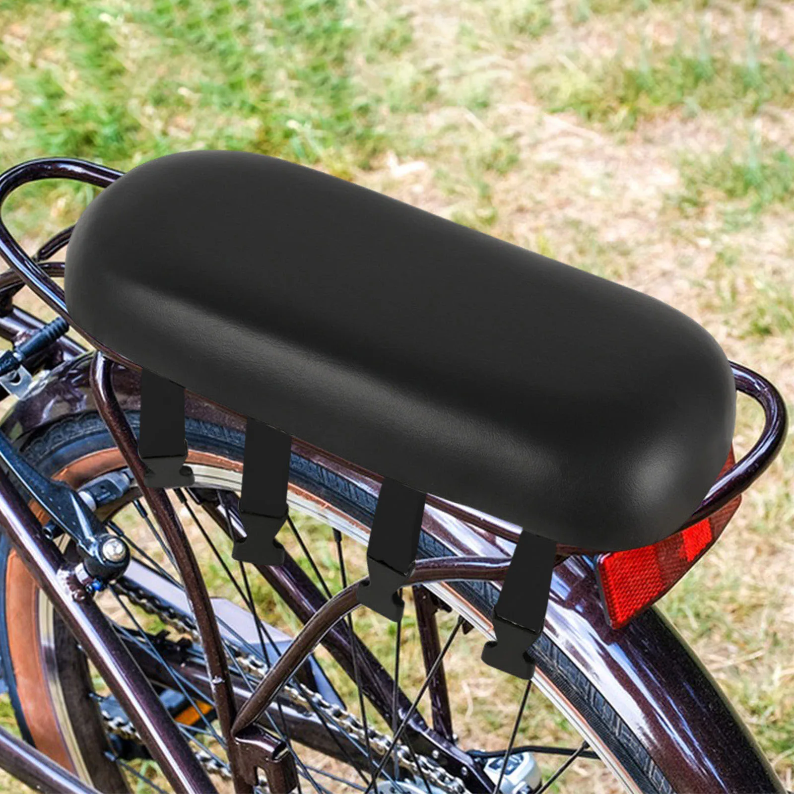 Fiets Achterbank Comfortabel PU Fietsstoeltje Mountainbike Dik Achterrek Zitkussen Universele Fiets Kind Achterbank