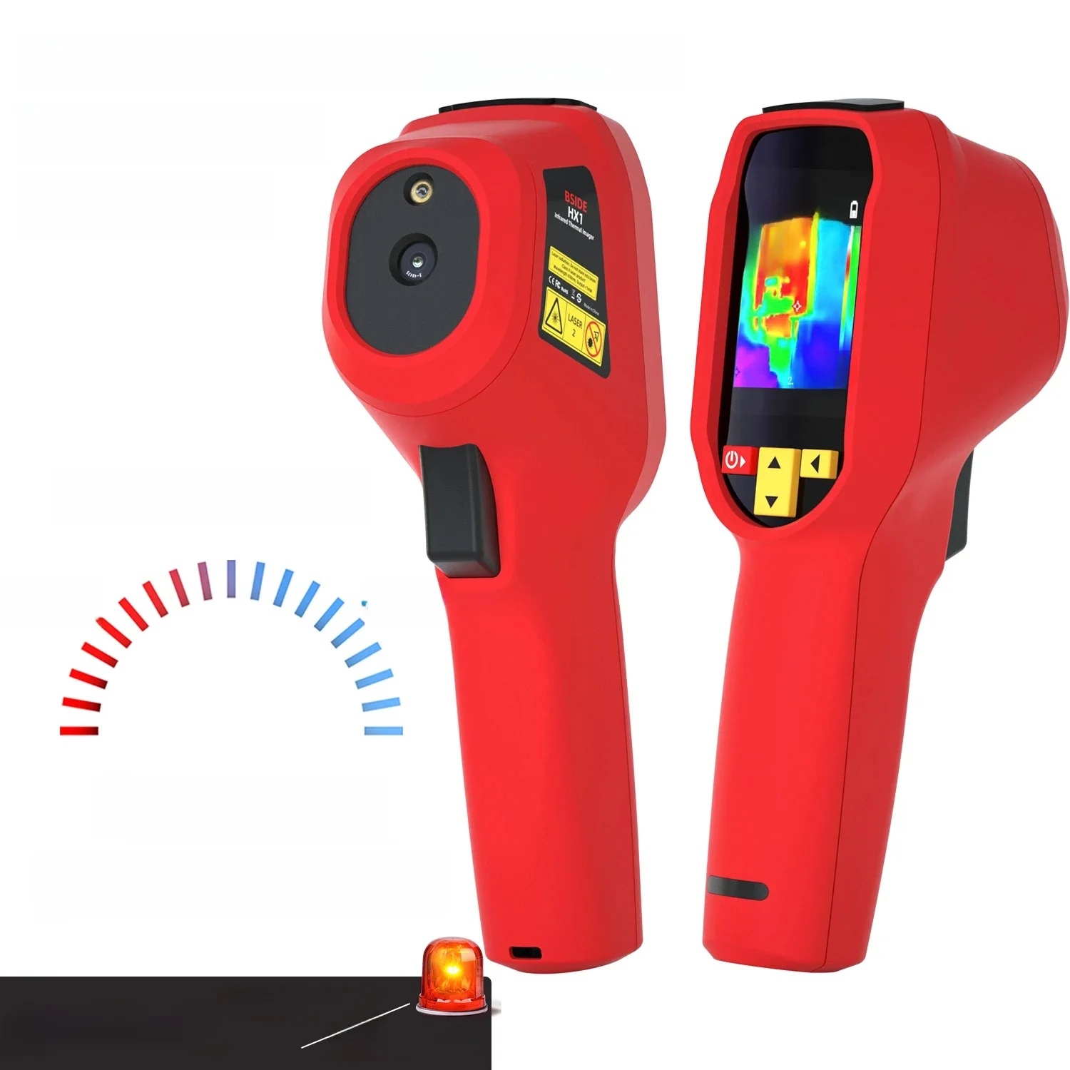 BSIDE NEW Thermal Imaging Camera 240X240 Thermal Imager Infrared Temperature Meter For Repair PCB, Pipeline Detection