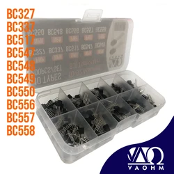 200PCS/SET BC327 BC337 BC517 BC547 BC548 BC549 BC550 BC556 BC557 BC558 TO-92 Transistor Assortment Kit