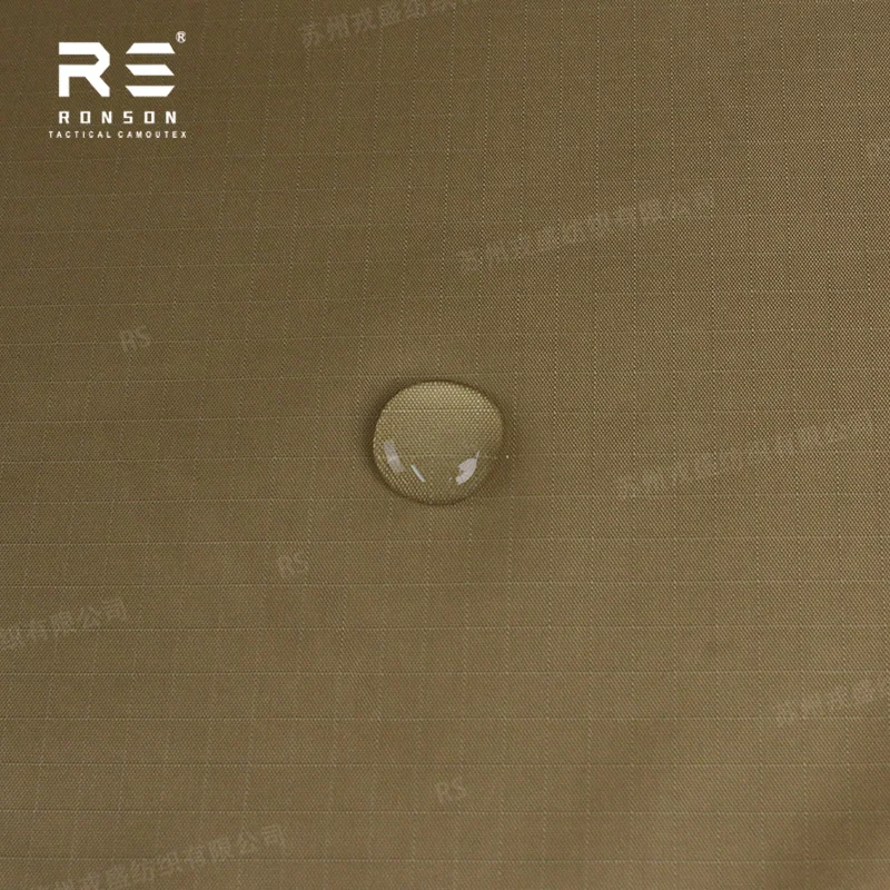

210T Nylon Ripstop for 3#CB COYOTO BROW Waterproof 1000MM PU Coated for Outdoor Tents and Raincoat Umbrella Poncho Near-infrared