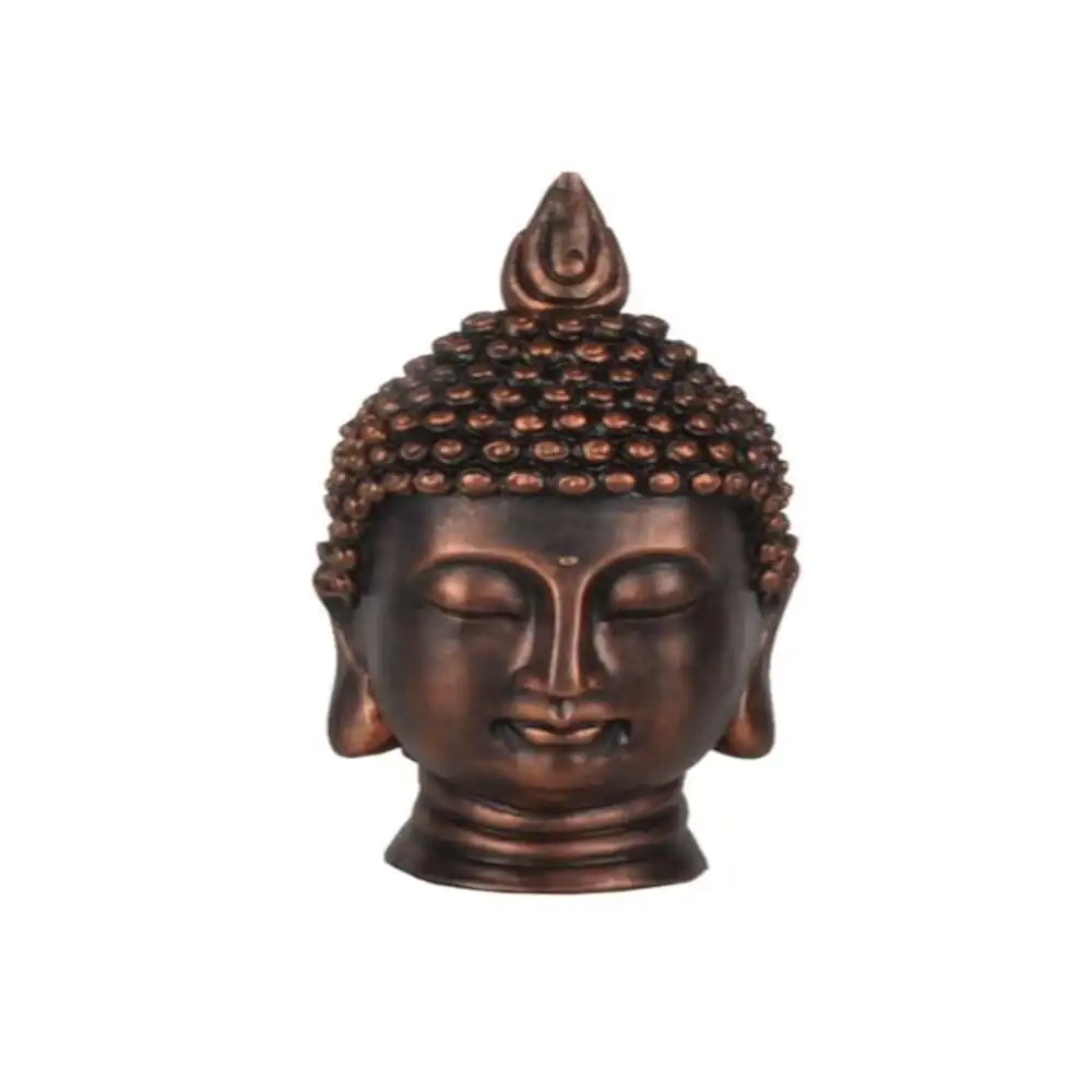 Modern Design Big Buddha Trinket Copper Cobalt Gold color 28X14x14 cm Religious Object Trinket souvenir  Trinket Modern Trinket