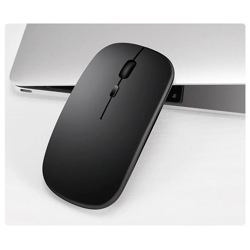 Mouse sem fio portátil, versão da bateria 2.4g, magro, para notebook, pc, laptop, cor preta e rosa