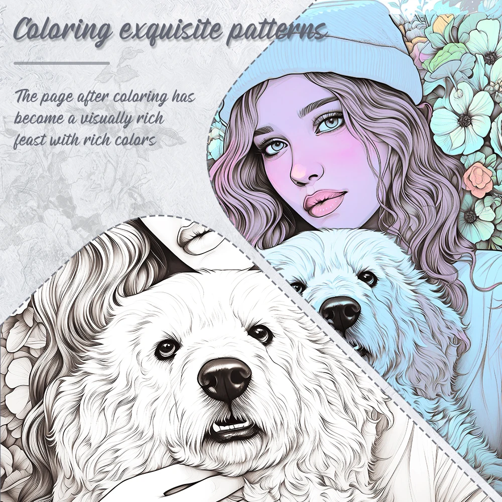 The new 8 upgraded and thickened coloring books, in the YO Circle style, are designed for those who seek art and relaxation.