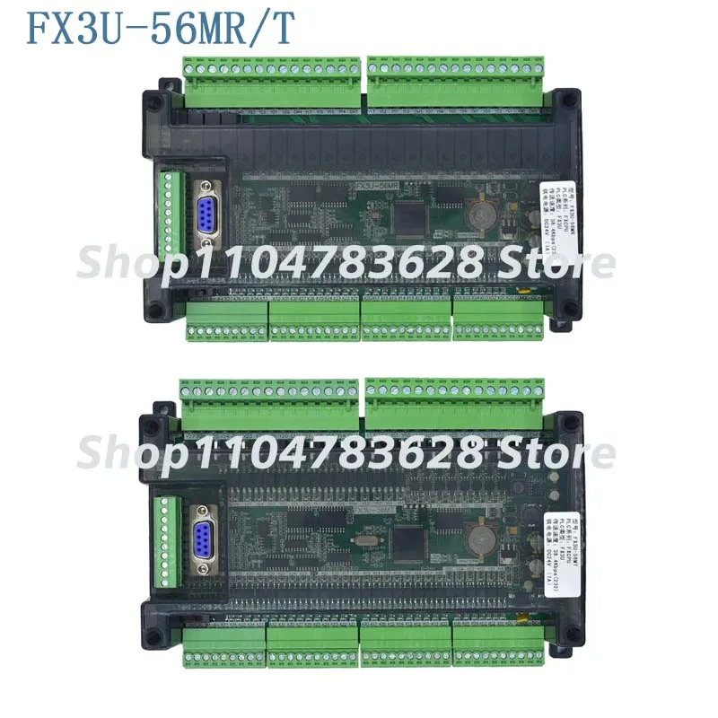 NEW  FX3U-56MR FX3U-56MT ，6-way counting input,Add 485/clock。Add CNA Communication ,RS-232+RS485