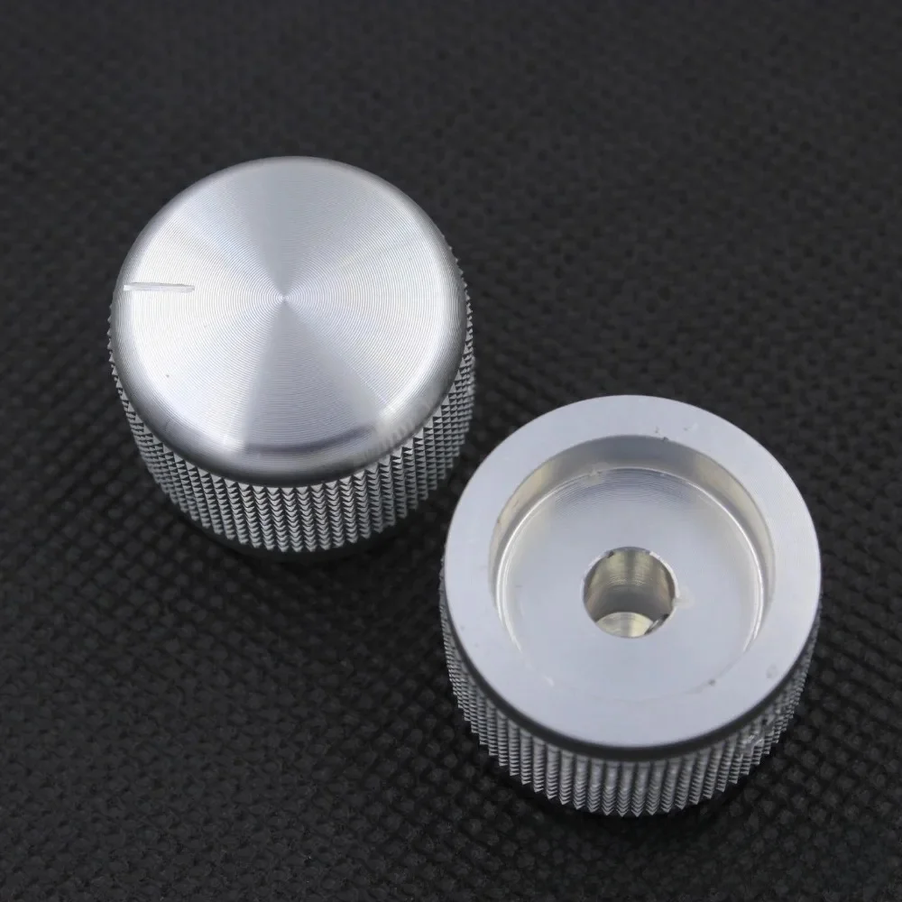 25mm-19mm obrabiana solidna aluminiowa gałka głośności gramofon CD wzmacniacz gitarowy efekt pedałowy potencjometr przełącznik wybierałkowy obrotowa — zdjęcie 2