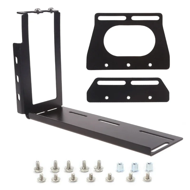 DIY metalowe karty graficzne wspornik pionowy Riser PCI do ekspresowego montażu na stentie uchwyt stojakowy na PC do obudowy — zdjęcie produktu 7