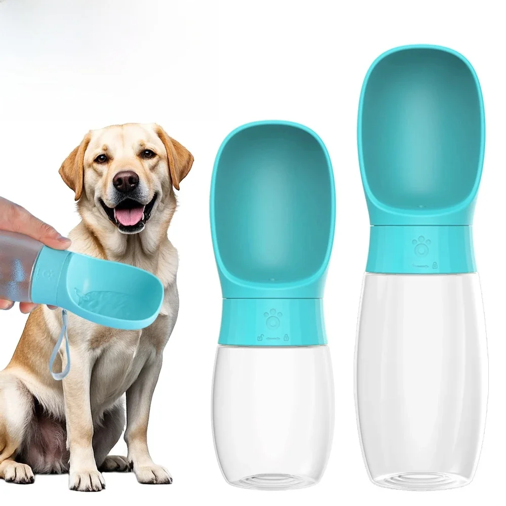 300ml 500ml Grote Honden Drinkfles Draagbare Drinkbak Voor Kleine Honden Kat Reizen Wandelen Puppy Huisdier Waterdispenser Beker Labrador - afbeelding 2