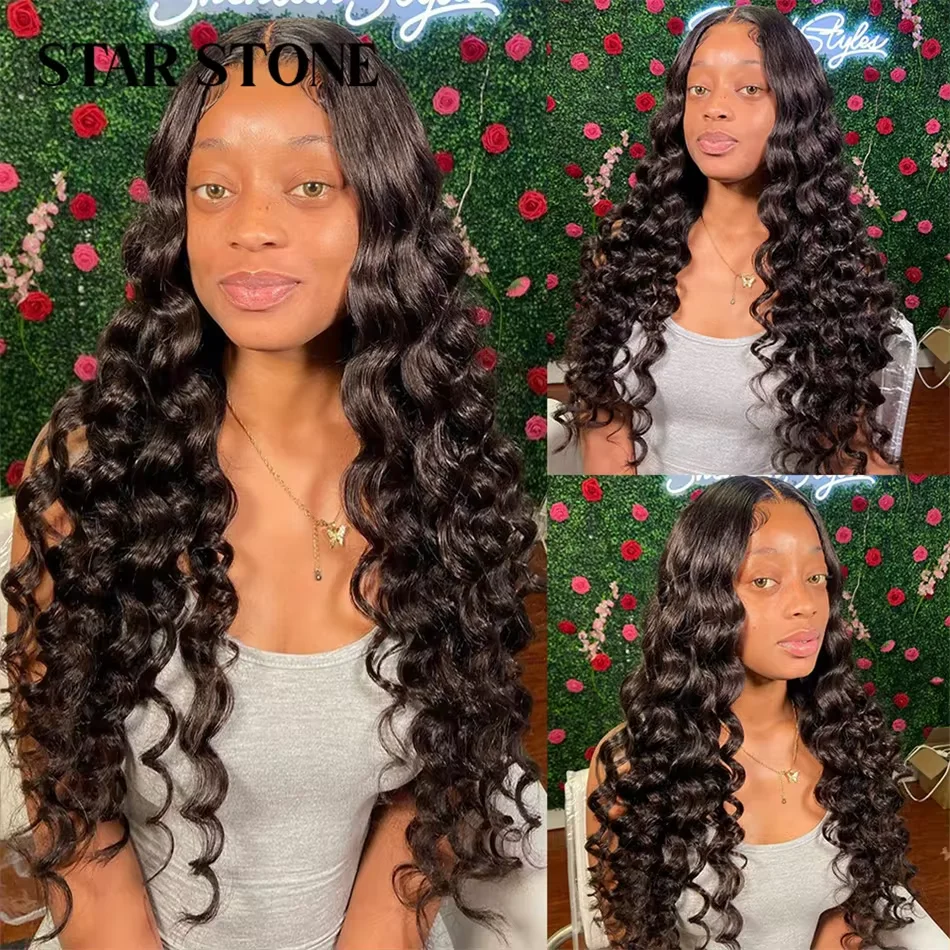 

13×6 Loose Deep Wave Wig 13x4 Lace Frontal Wig Pre Plucked Brazilian Lace Front Human Hair Wigs Deep Wave 4x4 Closure Wig 180%