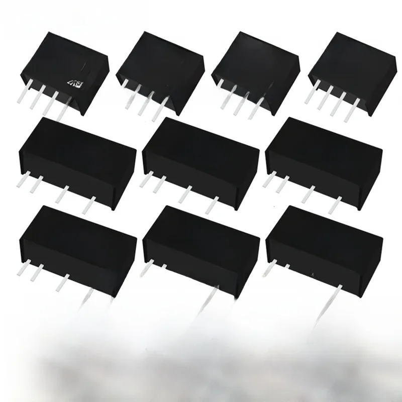 5PCS/1PC 1W 2W Izolowany moduł zasilania DC-DC 24V/12V/5V do 24V/12V/9V/5V/3.3V B2403S B2424S B1205S B0509S B0524S Nieregulowany — zdjęcie 2