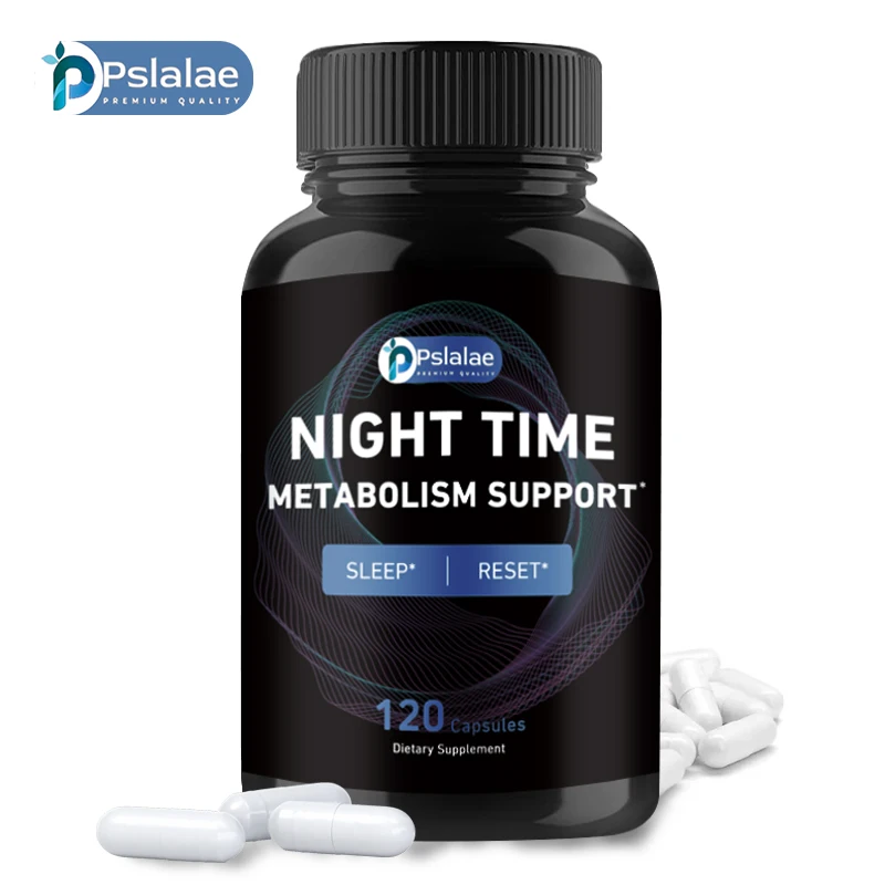 Nighttime Metabolism Support - Fat Burning, Metabolism Boosting, Appetite Suppressant, Healthy Weight Management - 120 Capsules