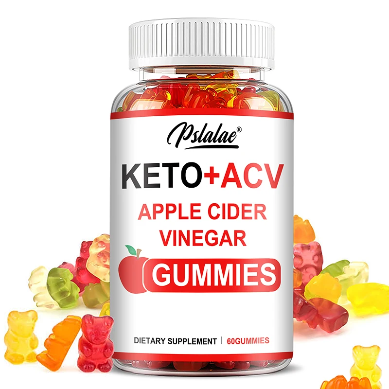 Keto + Acv Gummies - Fat Burning, Weight Loss, Metabolism Boosting, Weight Management Supplement - 60 Gummies