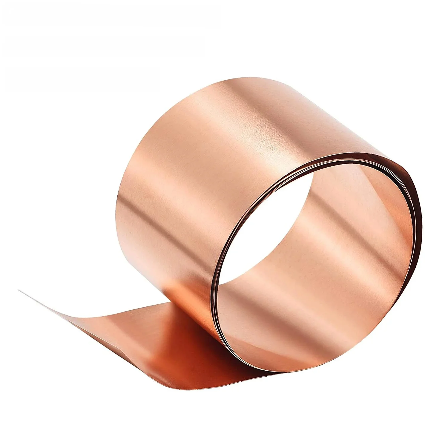 Feuille de cuivre rouge, plaque de cuivre pur 99.9%, peau de cuivre, épaisseur 0.01-0.5mm, 1 pièce, 5 pièces