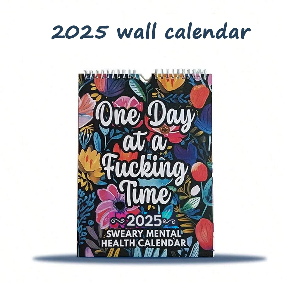 1pc Mental Health Daily Calendar Wall Calendar 2025 Inspirational 2025 Novelty Planner Inspiring Suitable For Indoor Office Use