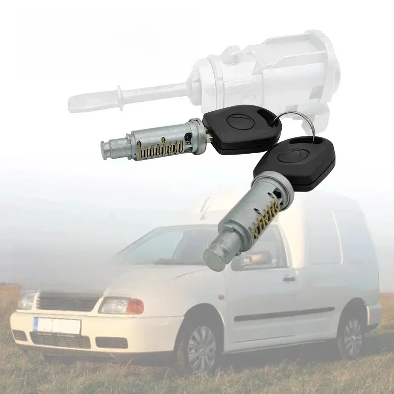 ZESTAW NAPRAWCZY CYLINDERA ZAMKA DRZWI DO SEAT IBIZA CORDOBA VW CADDY 6L 3837167 B/168B — zdjęcie 2