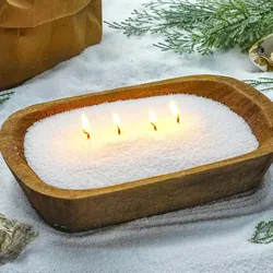 200/500g Pearl Candle Wax with Wicks Set- DIY Candle Making Kit - Refillable Pearled Sand for Pillar Candle Weddings & Parties