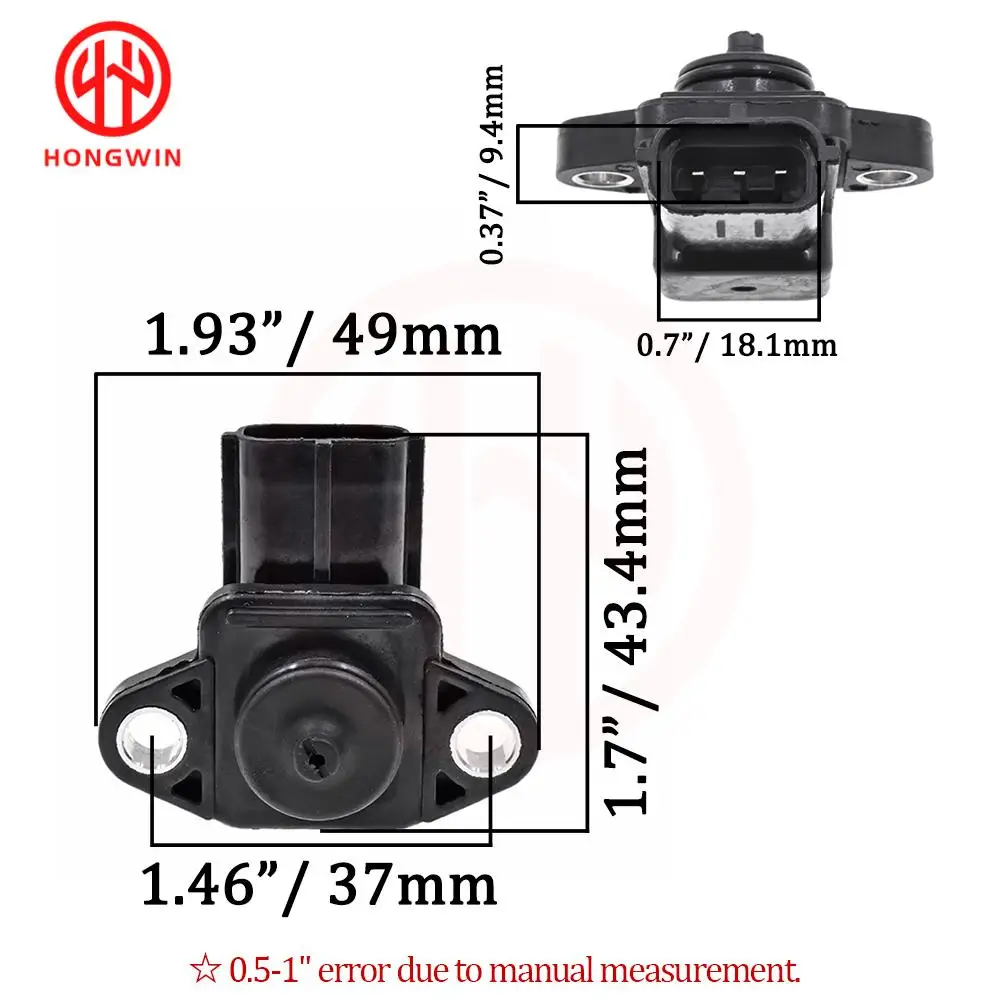 Manifold Pressure Sensor Map Sensor E1T26571A 18590-72F21 For Chevrolet Tracker Suzuki Aerio Grand Vitara XL-7 01-07  Mitsubishi