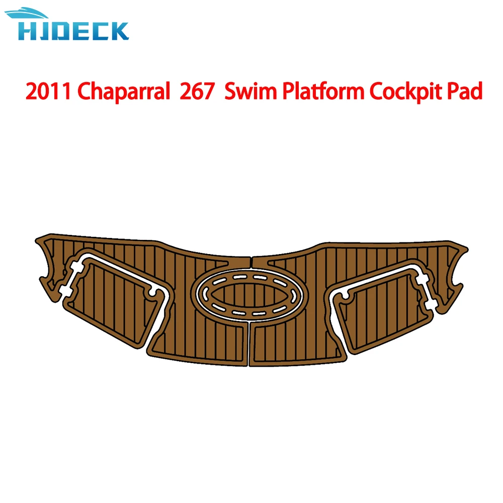 

2011 Chaparral 267 Traction Mat Foot Pad Self Adhesive Sport Cockpit Swimming platform Cockpit Pad Customizable