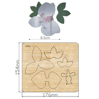 Flowers Wooden Cutting Dies Scrapbooking DECOR HOME DIY Suitable for Market Universal Cutting Machine / H96