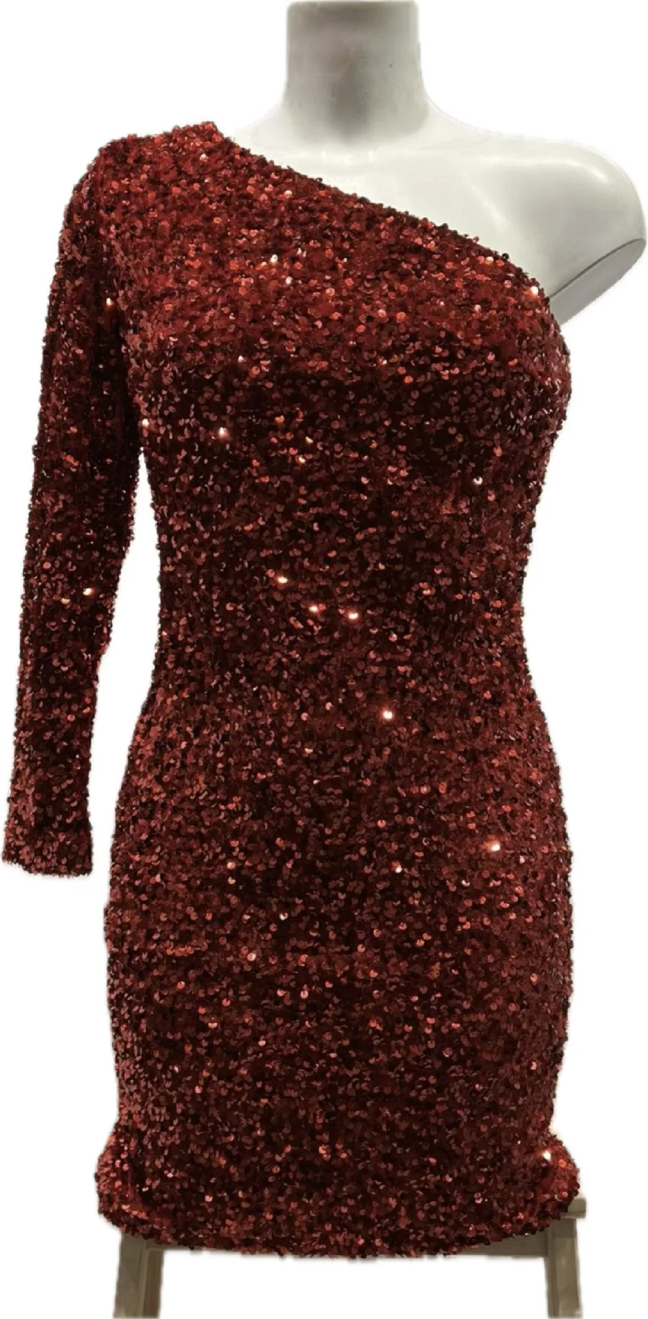 Robe à paillettes pour femmes, une initiée, tambour à paillettes, sangle spaghetti, sexy, cocktail, club, fête