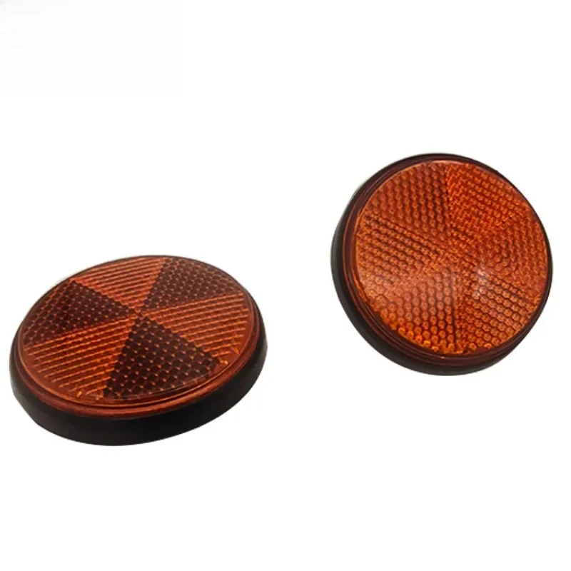 AliExpress NONE 2pcs M5 M6 Front Fork Circular Reflector Universal Car Trucks Motorcycle ATV Bikes Bicycle Reflector Safety Reflector