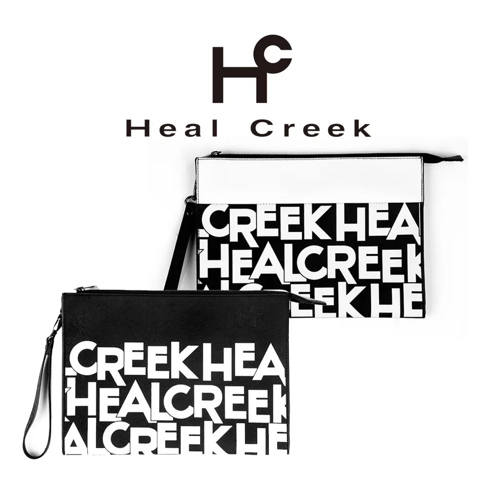 Heal Creek Golf Bag Clutch Lettering Design 2 Pouch