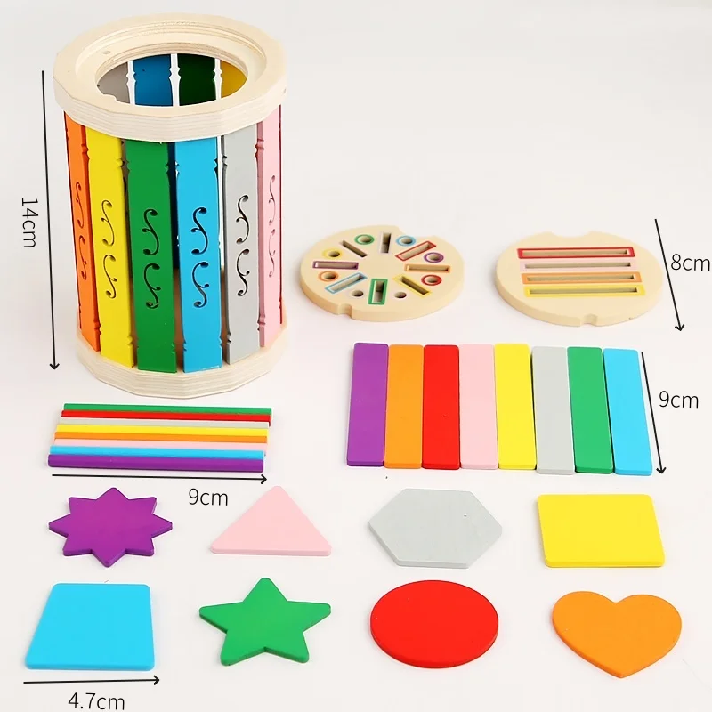 Crianças montessori brinquedo aprendizagem cor classificação brinquedo forma jogo de correspondência brinquedo educativo precoce habilidade motora fina criança brinquedos sensoriais