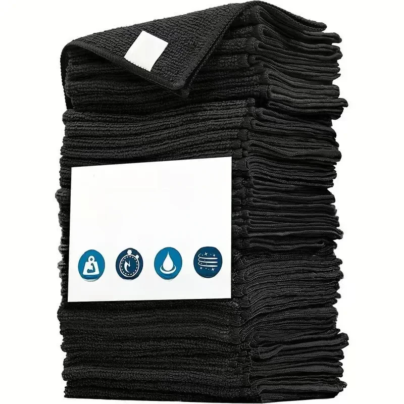 Serviettes de nettoyage de voiture en microfibre épaisse, 10/5/3/1 pièces, doux, séchage rapide, miroirs de fenêtre, chiffons d'essuyage, chiffons de nettoyage à Double couche pour la maison