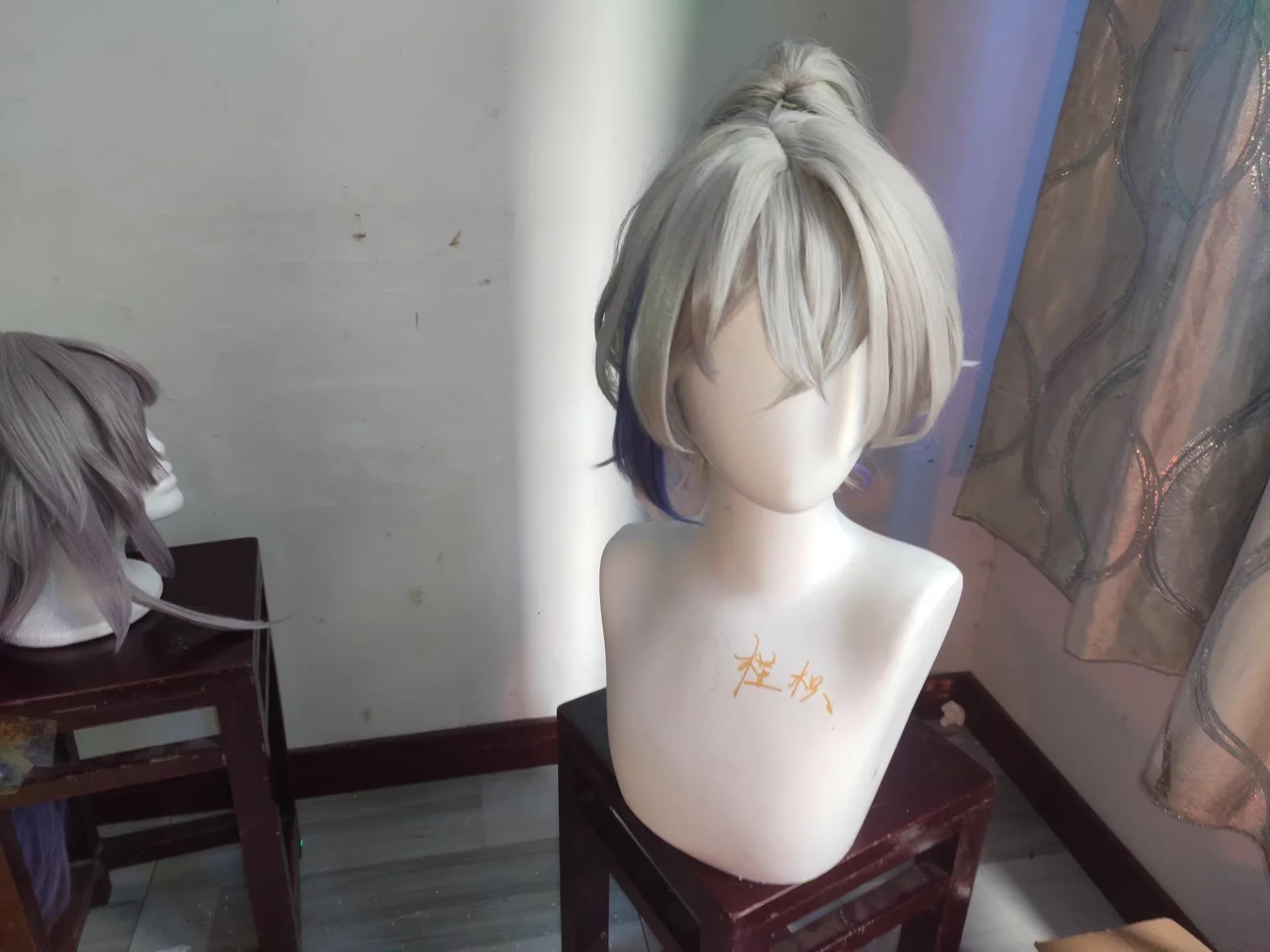 

Парик для косплея для Honkai: Star Rail Silver Wolf