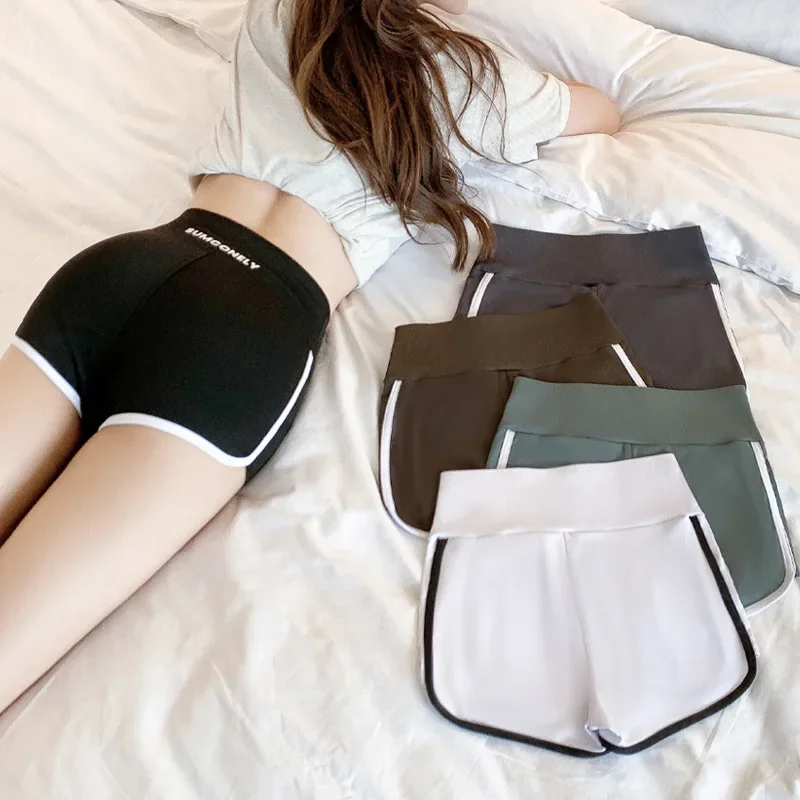 AliExpress NONE Running Shorts Women's Summer Thin Leggings Safety Pants Women's Ice Silk Shorts Yoga Pants Cycling Shorts Sexy Butt Lift