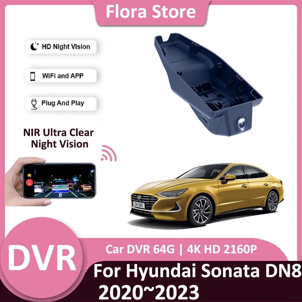 

For Hyundai Sonata DN8 N Line 2020~2023 2022 4K Car Video DVR Dash Cam Rear View Camera Driving Recorder Night Vision Accessorie