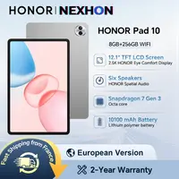 HONOR Pad 10, Versión EU con WIFI, Batería de 10100 mAh, Pantalla HONOR Eye Comfort de 12.1 Pulgadas, 120 Hz, 2.5K, Chipset Snapdragon 7 Gen 3, 8 GB + 256 GB, Tablet Android HONOR