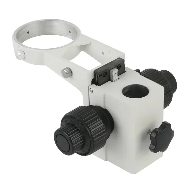 Nowa średnica instalacji 32mm branżowy Zoom mikroskopy Stereo regulowane 76mm precyzyjna regulacja uchwyt ustawiania ostrości — zdjęcie 2