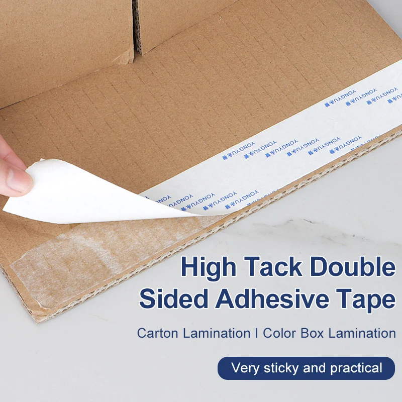 Super Viscosity Tissue Double Sided Adhesive Tape No Residue Waterproof High Temperature Tapes for Furniture Decoration Fixed